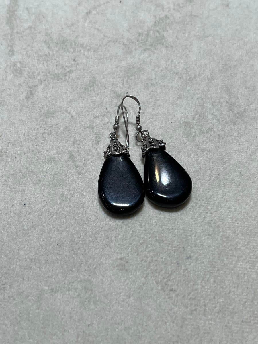 Boucles d'oreilles gouttes en lapis lazuli