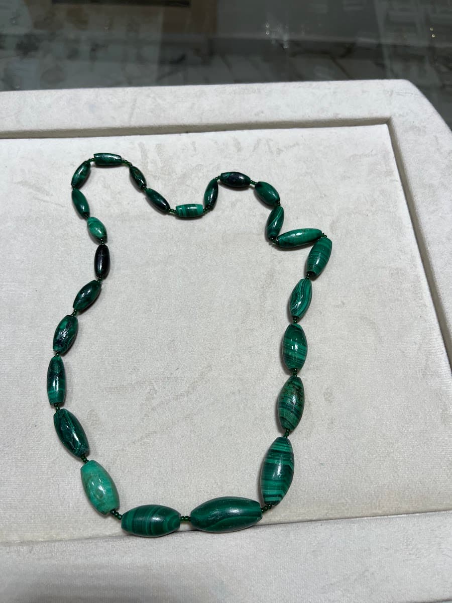 Collier en Malachite