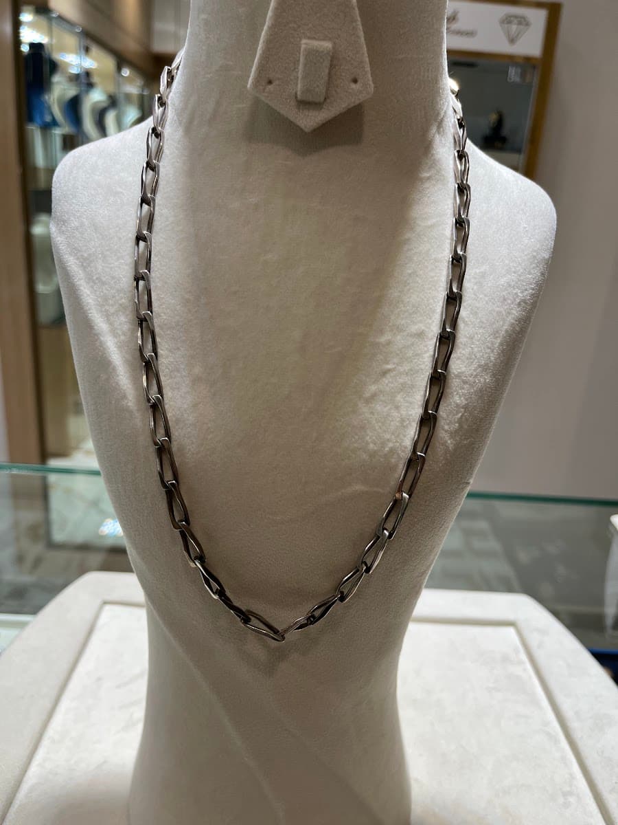Collier à maillons en argent